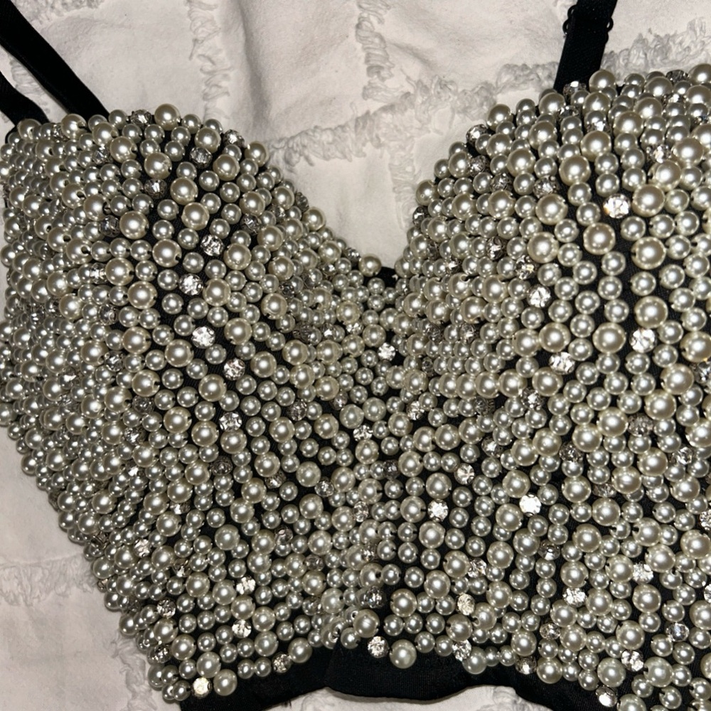 Varga Pretty As A Pearl Corset  Size S New With Tags
